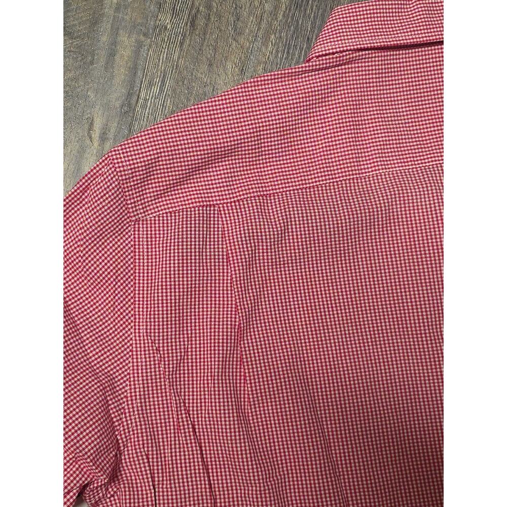 Amazon Essentials Red Plaid Regular fit 100% Cotton Size Large - Picture 5 of 5